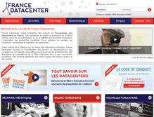 Tablet Screenshot of francedatacenter.com